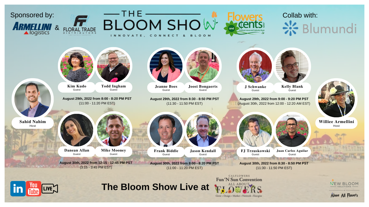 The Bloom Show (LI format) Overall Guests